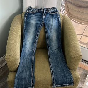 MisssMe Mid-Rise Boot Jeans
